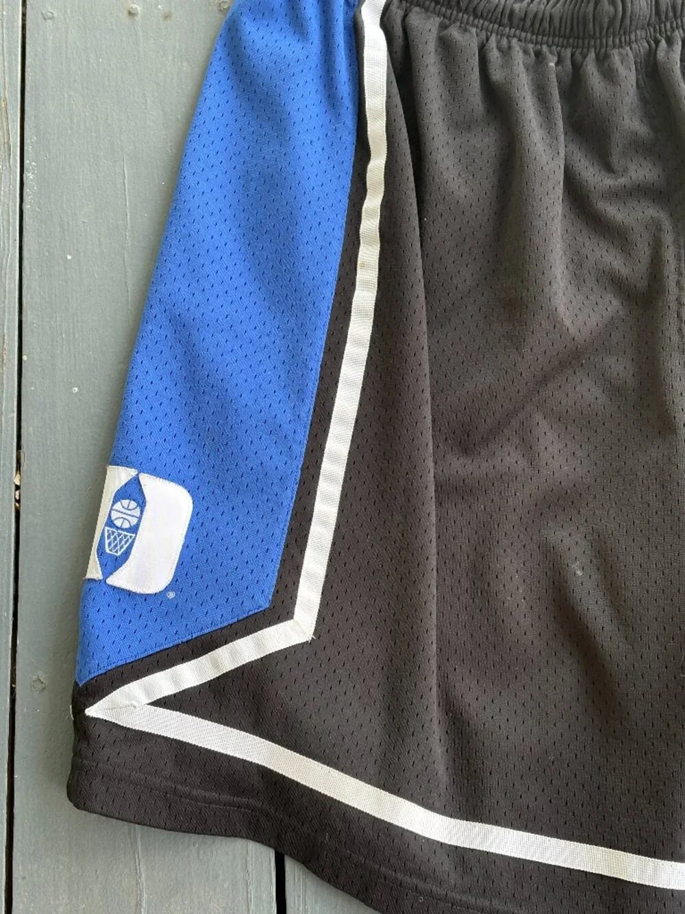 Nike Duke Black & Blue Men's Athletic Mesh Basketball Team Shorts XLarge